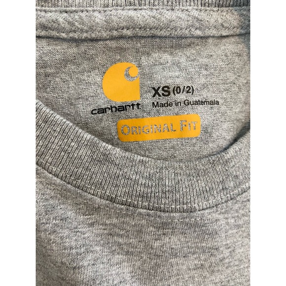 Carhartt Workwear Logo Sleeve Long-Sleeve T-Shirt - Ladies XS Preowned * ws205 - Picture 11 of 11
